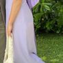 zara lilac bow midi dress Image 2