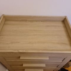 Baby changing unit with drawers