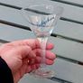 Babycham twisted stem glass Image 2