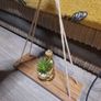 small wooden hanging shelf Image 3