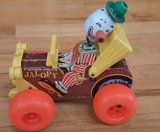 Vintage 1960s Fisher Price Jalopy Pull Along