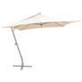 Hanging Parasol 300x300 cm Sand Aluminium Pole Image 2