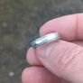 Gypsy Cut Diamond Sterling Silver Ring Image 5