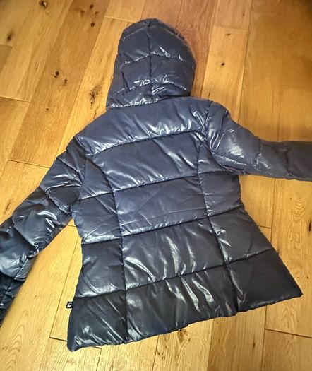Girl's Benetton Waterproof Navy Puffer Jacket age10-11