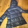 Girl's Benetton Waterproof Navy Puffer Jacket age10-11 Image 2