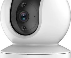 Security Camera Indoor Pan/Tilt, 1080P Baby Pet Monitor with Motion Detection, Auto Tracking, 2-Way Audio, 10m Night Vision, Works with Alexa