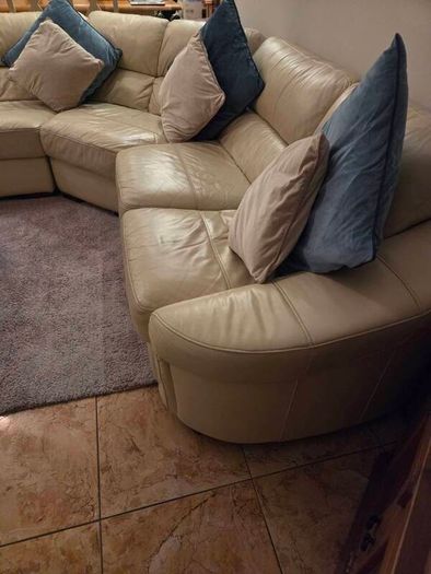 leather corner sofa