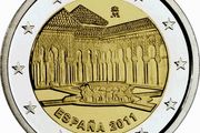 Spain 2 Euro Commemorative Coin 2011 - The Alhambra. Uncirculated.