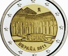 Spain 2 Euro Commemorative Coin 2011 - The Alhambra. Uncirculated.