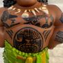 Disney Moana Maui approx. 8" Tribal Tattoos Used Please see pictures Image 5