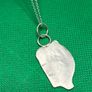 Handmade sterling silver harp pendant on 18inch chain Image 4