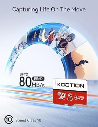 KOOTION 5-Pack 64GB Micro SD Card Class 10, new, unopened.