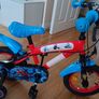 Spiderman 12 Inch Kids Bike with Stabilisers Image 2