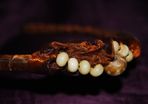 Handmade organza dark brown hairband