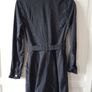 Black Denim Mini Shirt Dress Image 3