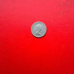 1956 British Sixpence 6d