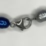 HONORA Blue and White Graduated Freshwater Pearl Necklace with Solid Sterling Silver Clasp Image 5
