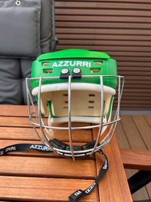 Azzurri Hurling Helmet - Green - Size Medium