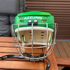 Azzurri Hurling Helmet - Green - Size Medium