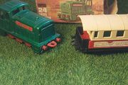 Matchbox Diesel Shunter with Box  and Carraige