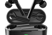 Wireless Headphones, True Wireless Earbuds, Bluetooth 5.0 TWS Earphones 24H Playtime Touch Control 3D Stereo Sound Wire-Free Earbuds with Mic-Black(2019 upgraded)