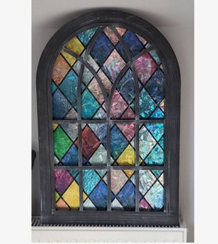 Boho Style Mirror - for home & garden + matching diagonal foil for an unquie home & decor