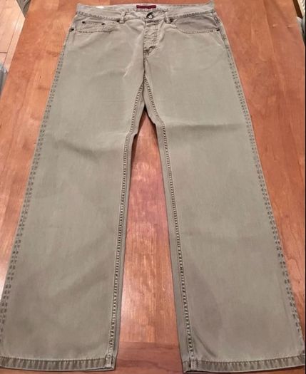 Hugo Boss , Waist 34L 32, Mens Beige Jeans