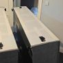 5ft King Size Divan Bed Base  Grey Fabric (Practically New) Image 2