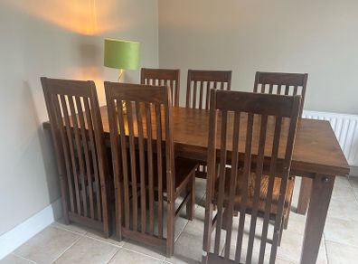 table and chairs