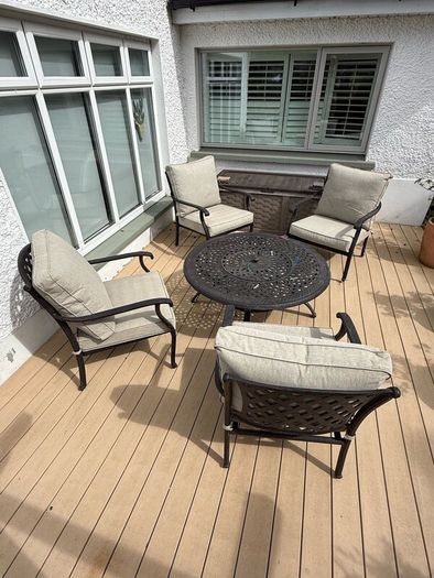 Garden chairs & table set
