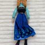 Princess Anna Frozen Just Play plush doll plastic face approx. 42 cm. NOT working Head a bit too loose Used Please look at the pictures Image 5