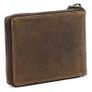 Wolf Man Leather Wallet Dark Brown Zip around Image 6