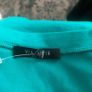 Green/ teal sleeveless v neck ruched top. Size 16 Image 7