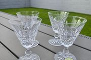 Vintage Waterford Crystal Tramore Pattern Small Wine Glasses