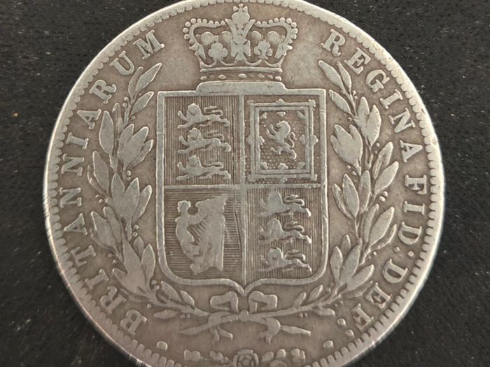 1874 British Half Crown