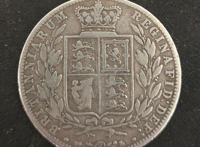 1874 British Half Crown