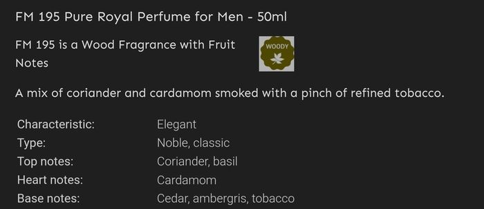Only 1 Each!! Brand New FM Perfume & Aftershave