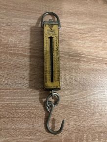Vintage Diamond Spring Balance 50kg Pocket Scales