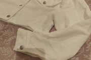 Ladies Cropped White Jacket