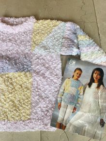 Girls Handknitted Jumper age 8
