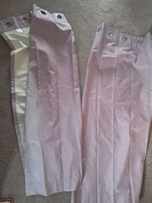 Lilac curtains