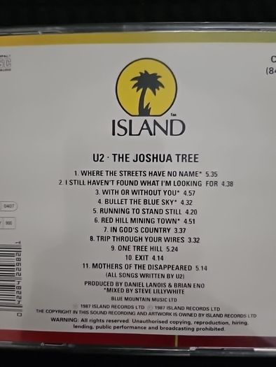 U2 - Joshua Tree.