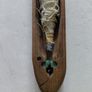 Antique wooden weaving boat shuttle Image 4