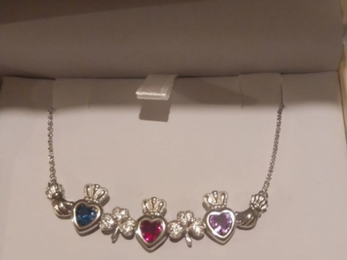 Sterling Silver Claddagh Necklace