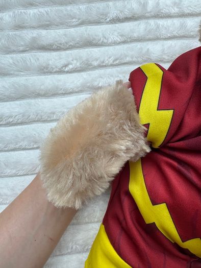 Build A Bear BAB Flash Plush DC Comics Justice League approx. 18 Used Dirty Please see pictures