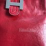 Ladies Red Buckle Style Crossbody Bag Image 2