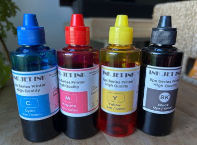 Ink refill for printer cartridges