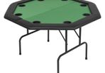 8-Player Folding Poker Table 2 Fold Octagonal Green