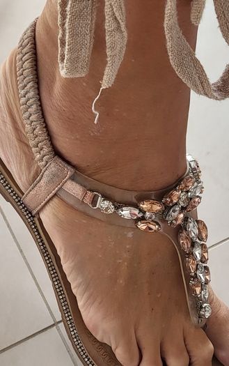 LIBRA jewelled sandals Sz 39 ( Fit 6-6.5 UK)