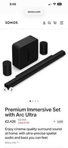 Sonos Full system (new and sealed)